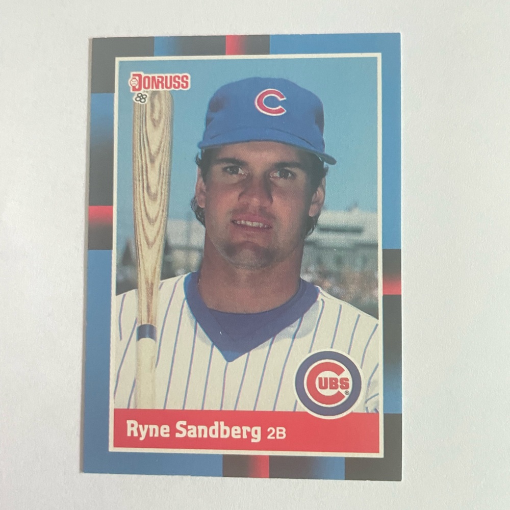Donruss 1988 Ryne Sandberg Baseball Card
